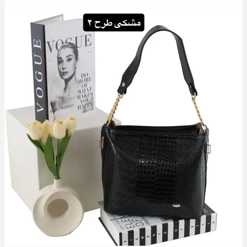 کیف زنانه چرم مصنوعی روزمره و مهمانی - تصویر 2