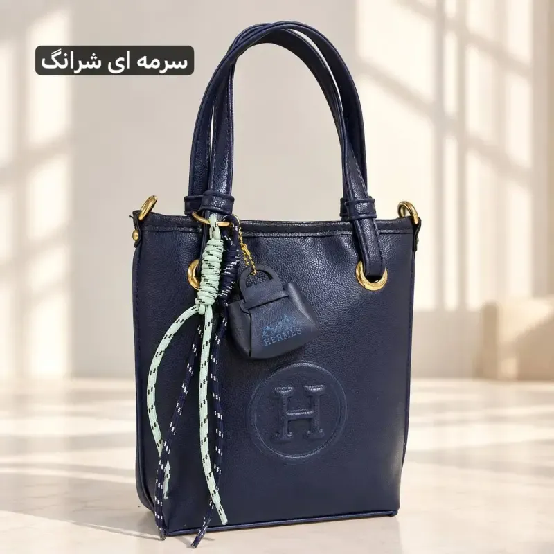 کیف دخترانه چرم مصنوعی بند بلند روزمره و رسمی - تصویر 5