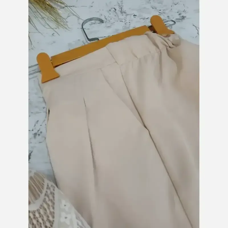 ست کت و شلوار مجلسی زنانه جنس گیپور دانتل و شلوار مازراتی - تصویر 7