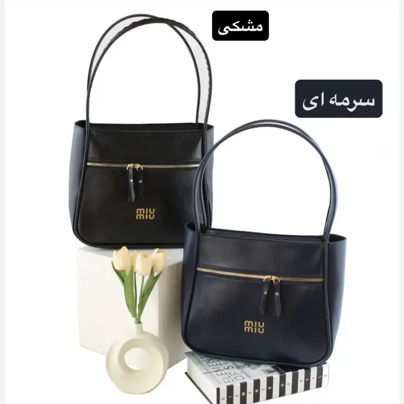 کیف زنانه چرم مصنوعی روزمره اسپرت بزرگ - تصویر 4