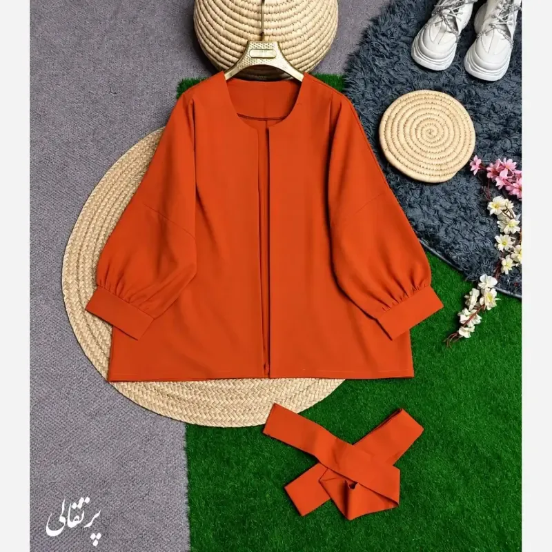 کت تک زنانه سوپرمازراتی سایز 38 تا 46 فری رنگ بندی متنوع - تصویر 10