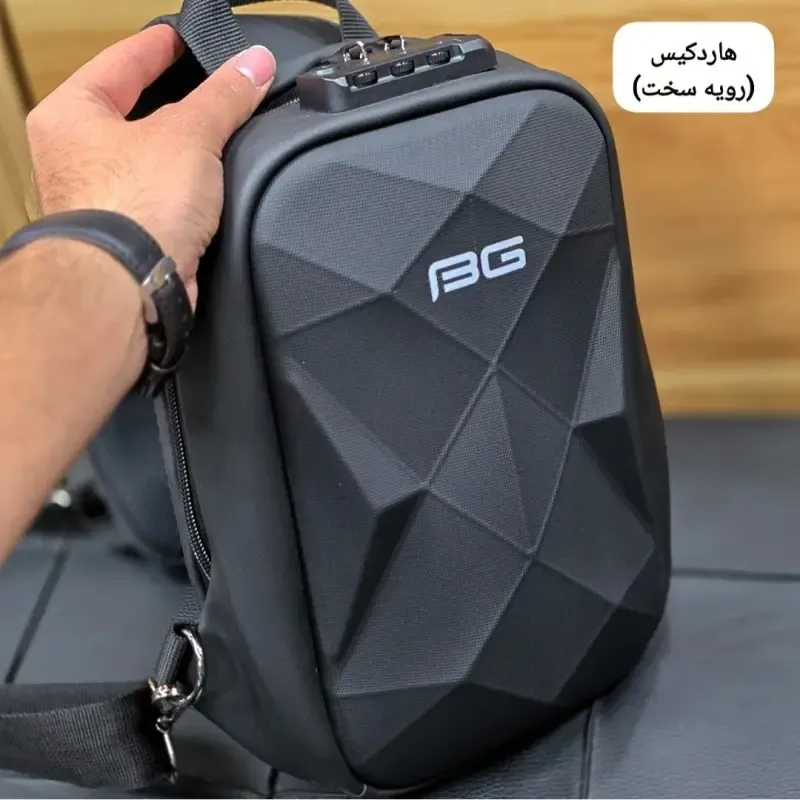 بادی بگ هاردکیس سه بعدی بنج ضد آب قفل دار چست بگ مردانه - تصویر 7
