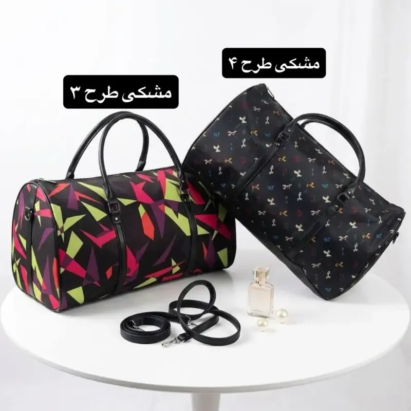 ساک دستی زنانه دخترانه چرم مصنوعی اسپرت روزمره مامی بگ مسافرتی ورزشی - تصویر 9