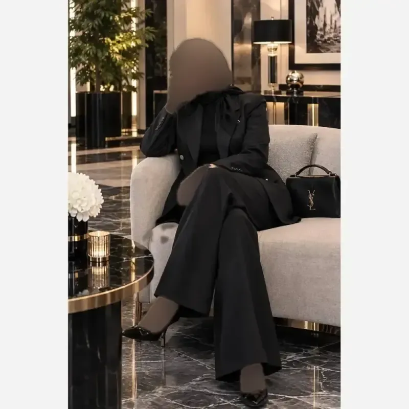 کت و شلوار زنانه مدل بانو جنس هرمس سایز 36 تا 44 - تصویر 8