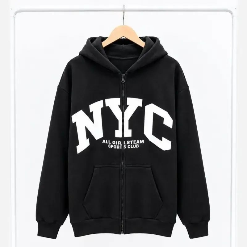 سویشرت NYC فلامنت داخل کرکی فری سایز