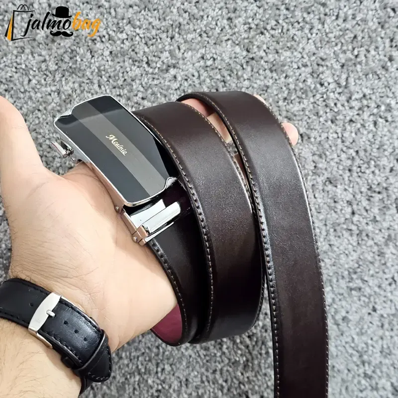 کمربند ریلی چرمی 3.5 سانت طول 125 سانتی متر - تصویر 2