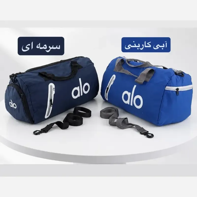 ساک ورزشی و مسافرتی پارچه ای سه بند با جیب بیرونی و زیپ - تصویر 2