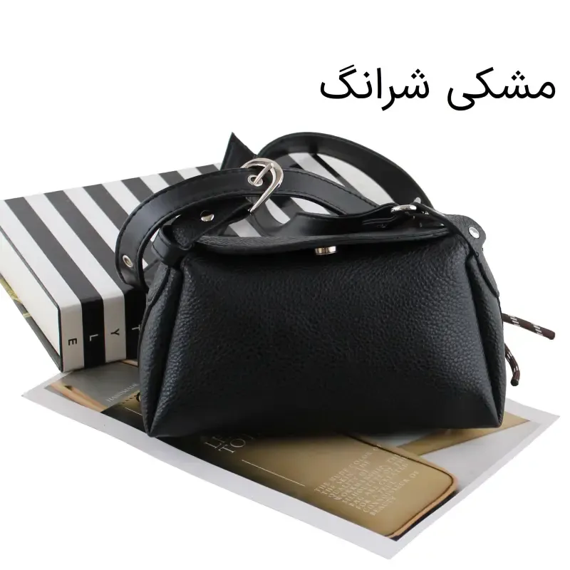 کیف پاسپورتی چرم مصنوعی اسپرت روزمره زنانه بند بلند مگنت بسته شدن - تصویر 4