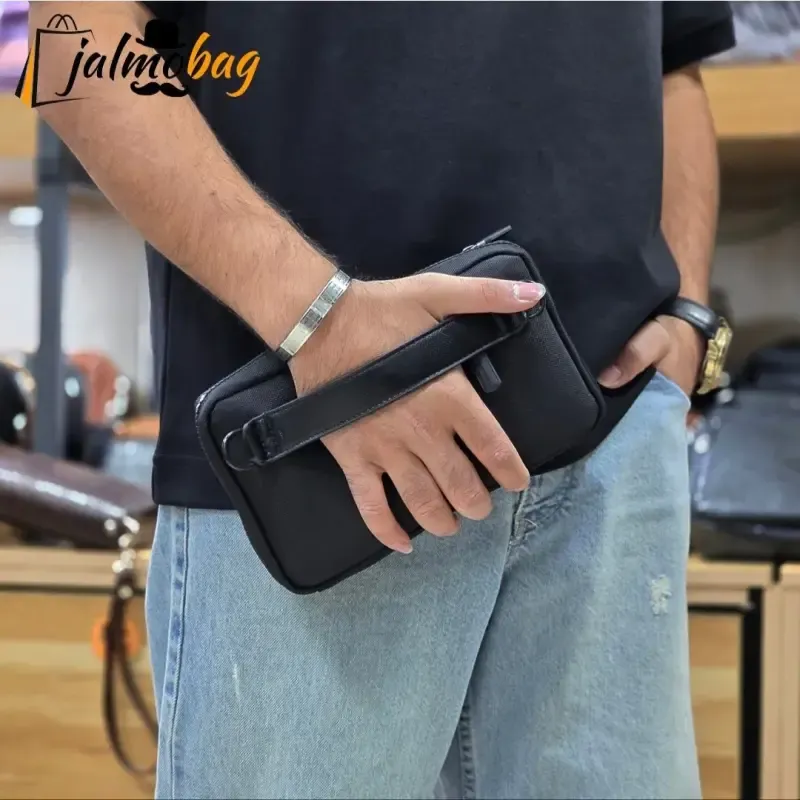 کیف دوشی دستی اسپرت کلوین کلاین پارچه برزنتی آب گریز سه کاره - تصویر 4