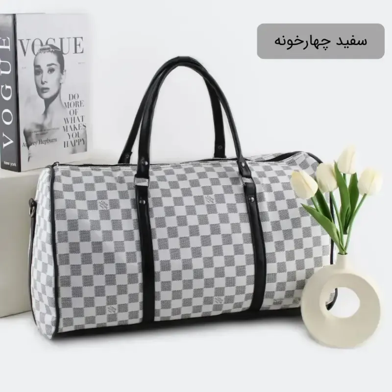 ساک ورزشی اسپرت چرم مصنوعی بند بلند ابعاد 50 در 18 در 30 سانتیمتر - تصویر 2