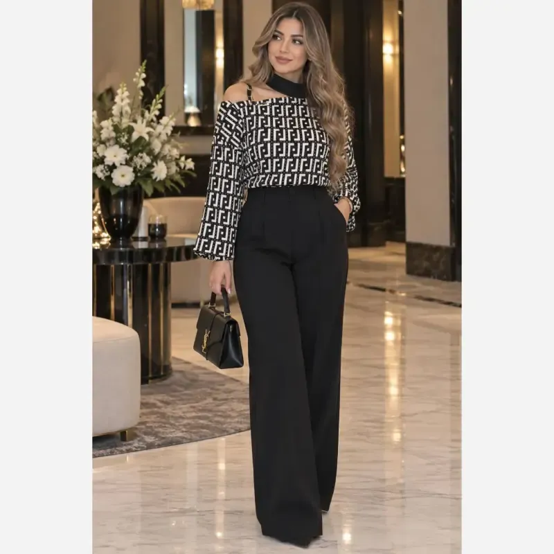 شومیز مجلسی زنانه ساتن زارا مدل فندی مناسب تا سایز 46 - تصویر 3