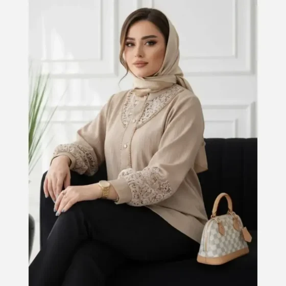 شومیز زنانه مدل ملورین توکی کراش سایز 38 تا 58