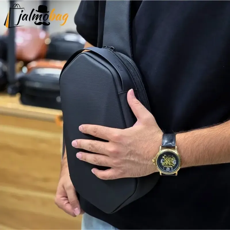 بادی بگ هاردکیس بنج ضد آب پارچه اسکین وارداتی پورت تایپ C و USB دسته عینک دار - تصویر 5