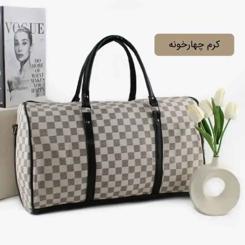 ساک ورزشی اسپرت چرم مصنوعی بند بلند ابعاد 50 در 18 در 30 سانتیمتر - تصویر 9