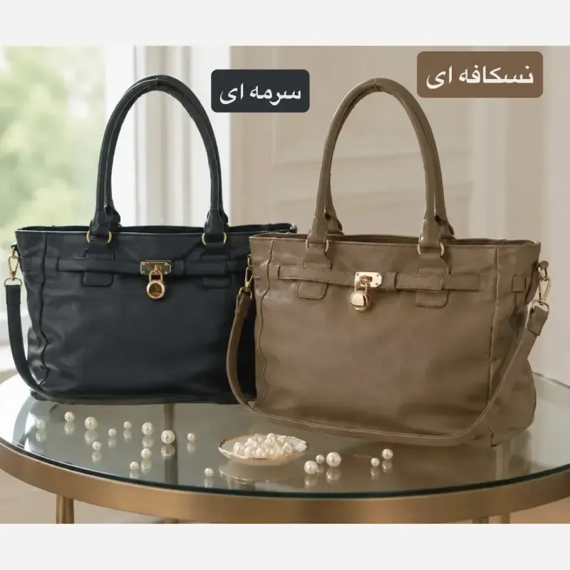 کیف زنانه چرم مصنوعی اسپرت و روزمره بند بلند - تصویر 2