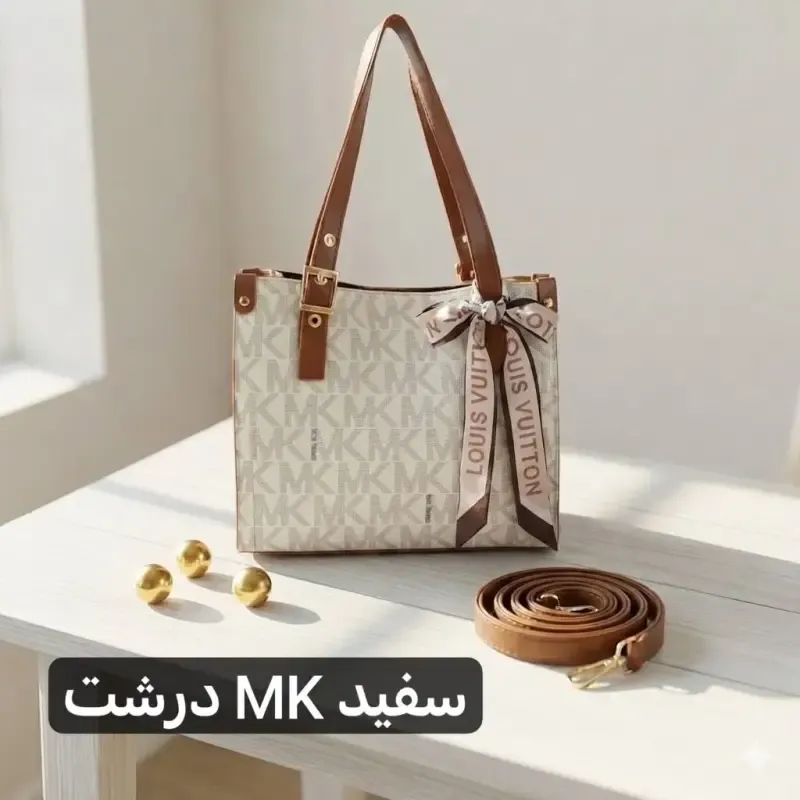 کیف زنانه چرم مصنوعی رسمی و روزمره با بند بلند - تصویر 10