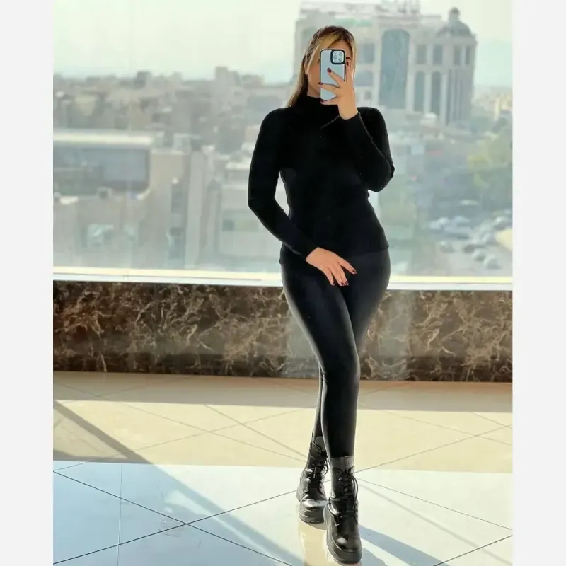 بلوز یقه اسکی زنانه جنس فانریپ کبریتی اعلا رنگبندی متنوع سایز فری سایز - تصویر 6