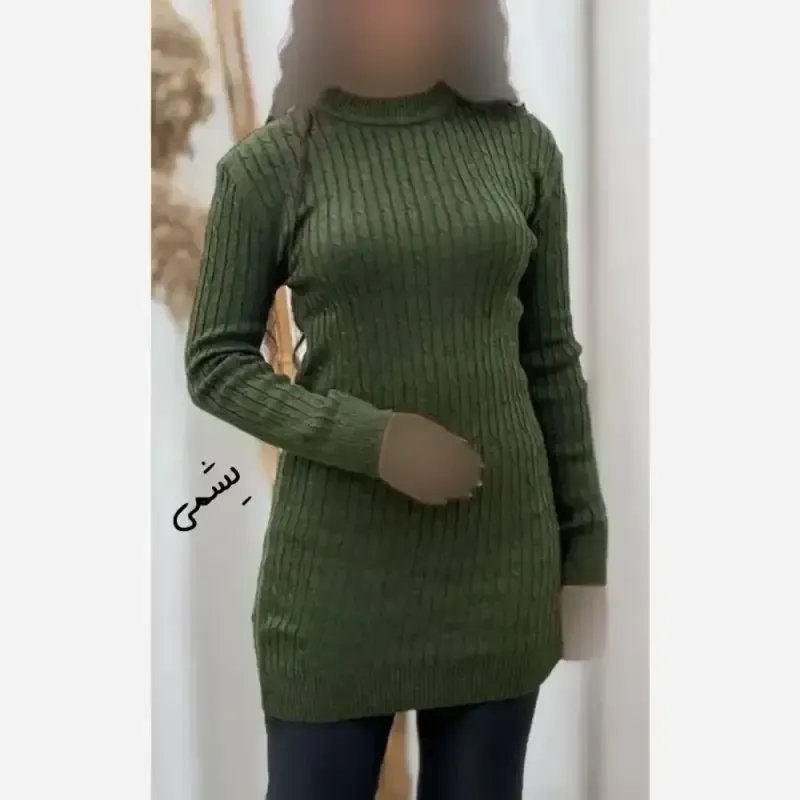 تونیک بافت زنانه ماهلین گپ الیاف آکریلیک ترک فری سایز - تصویر 3