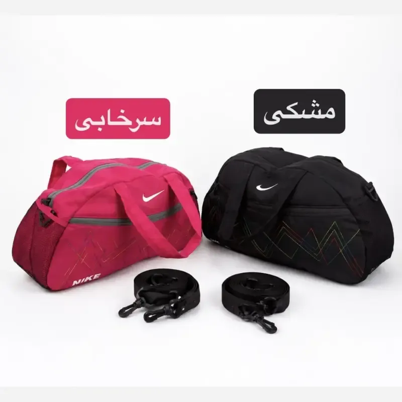 ساک ورزشی پارچه ای بند دار سه جیب ابعاد 45 در 25 در 15 سانتیمتر - تصویر 5