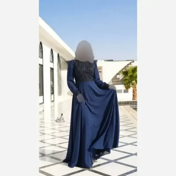 پیراهن مجلسی زنانه دانتل مخمل و حریر کاپدار سایز بزرگ