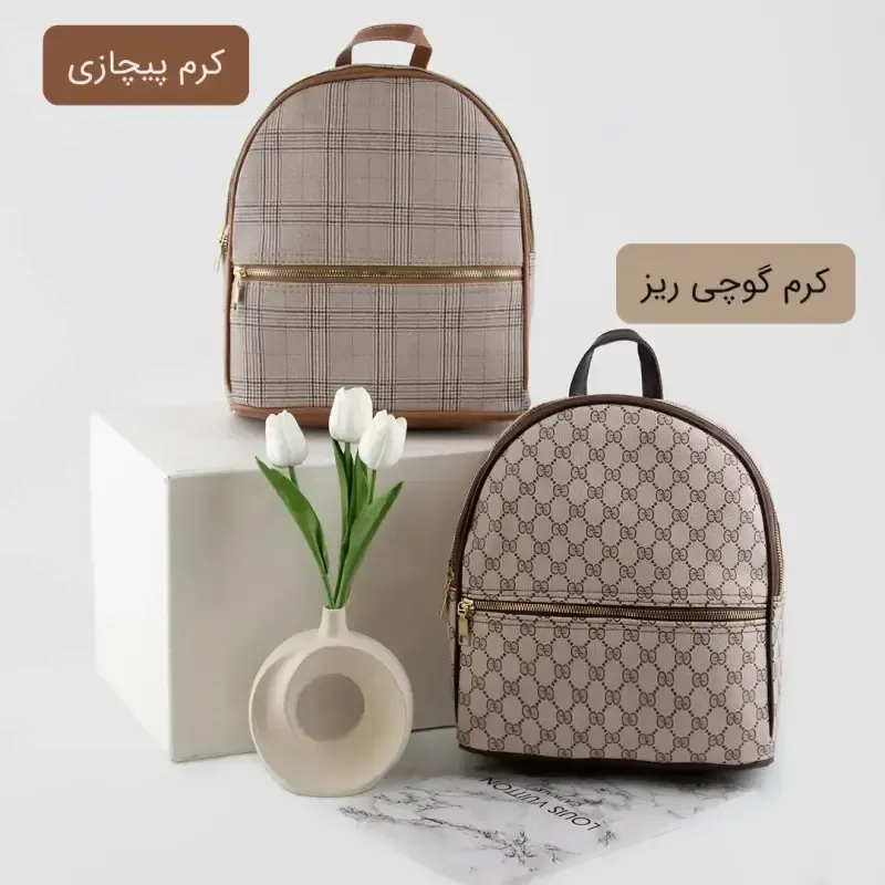 کوله پشتی چرم مصنوعی اسپرت و روزمره ابعاد 30 در 25 سانتیمتر - تصویر 5
