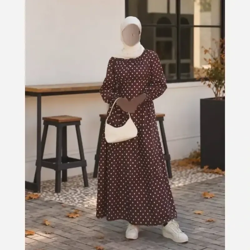 پیراهن پاییزه مخمل ماهتیسا فری سایز مخمل چاپی درجه یک - تصویر 4