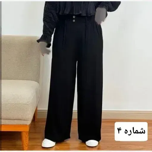شلوار بگ نخی برماندو قد 107 سانت - تصویر 3