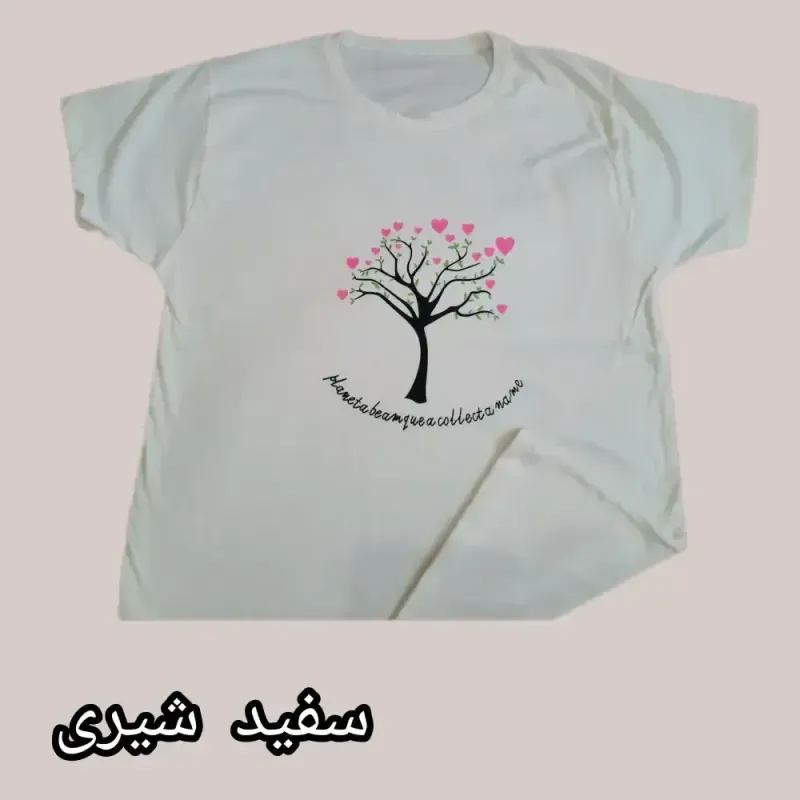 تیشرت زنانه سوپر پنبه وارداتی قد 66 سانت - تصویر 3