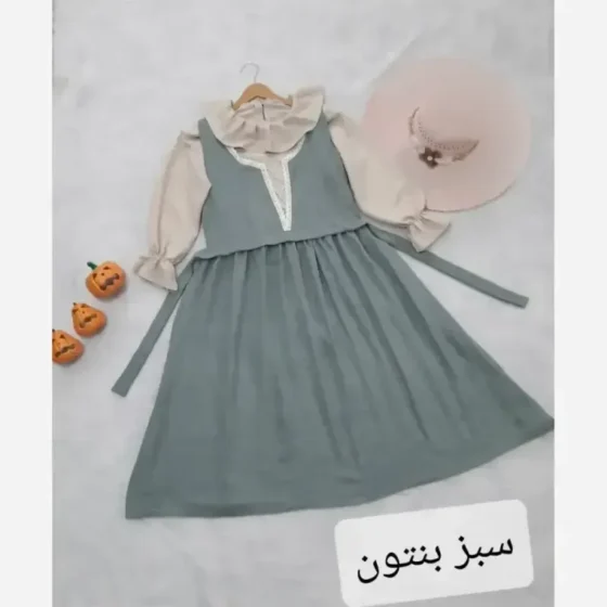 شومیز سارافن مروارید جنس شانتون صوفیا فری سایز