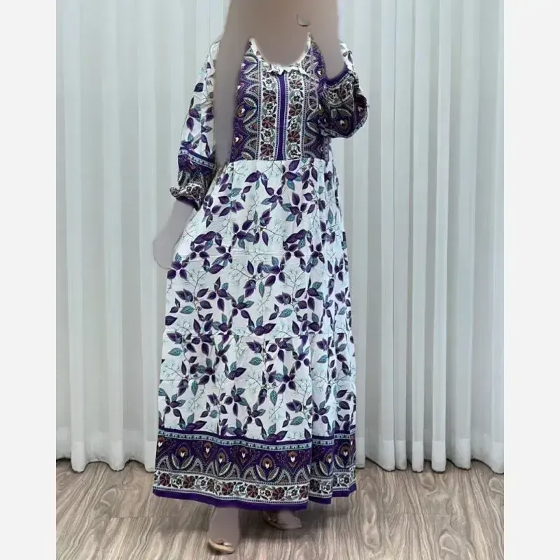 ساحلی نخی حاشیه دار خنک و نرم فری سایز مناسب سایز 40 تا 48 - تصویر 6