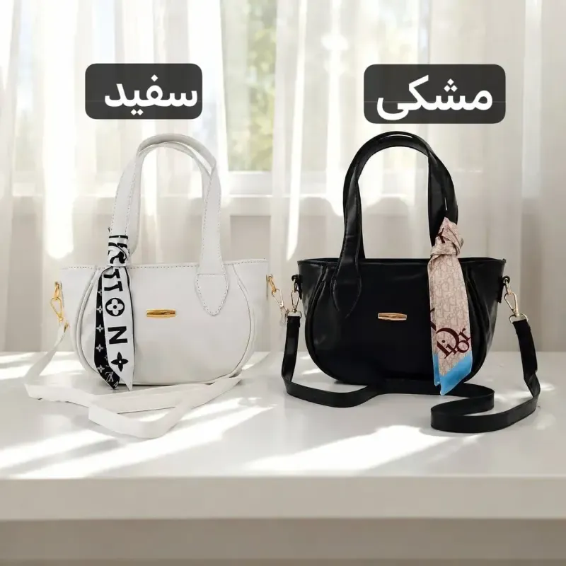 کیف زنانه چرم مصنوعی روزمره با بند بلند - تصویر 6