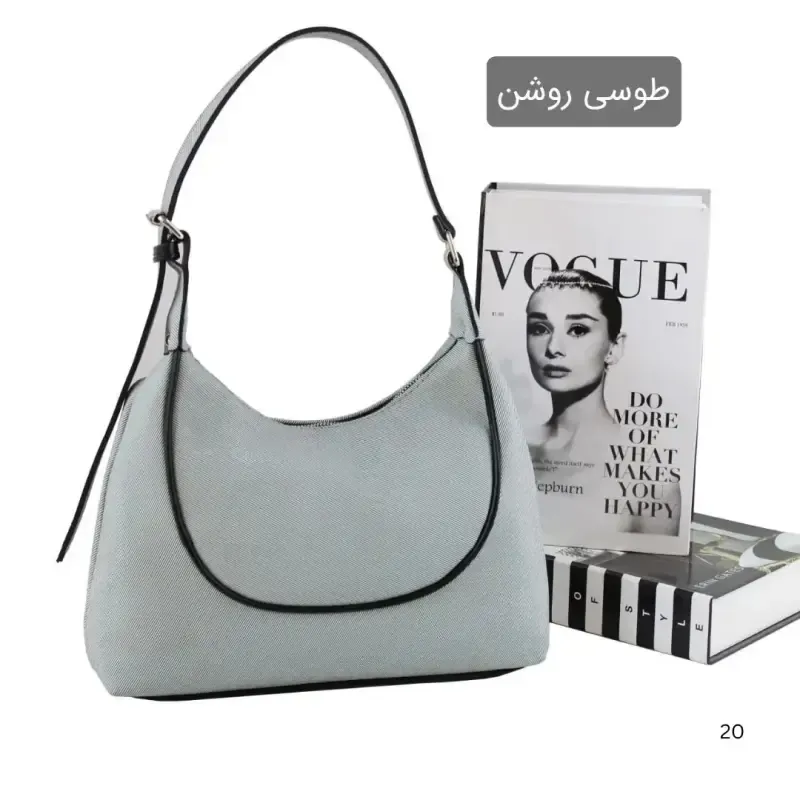 کیف زنانه چرم مصنوعی روزمره اسپرت ابعاد 31 در 23 سانتیمتر - تصویر 6