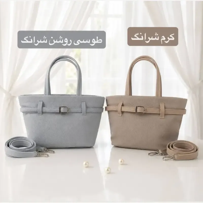 کیف پاسپورتی زنانه چرم مصنوعی روزمره رسمی مهمانی - تصویر 7