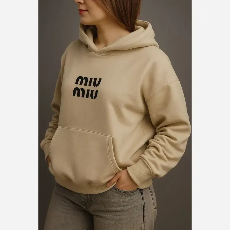 هودی دورس داخل کرکی ترند فری سایز miu - تصویر 2