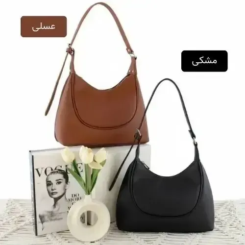 کیف زنانه چرم مصنوعی روزمره اسپرت ابعاد 31 در 23 سانتیمتر - تصویر 3