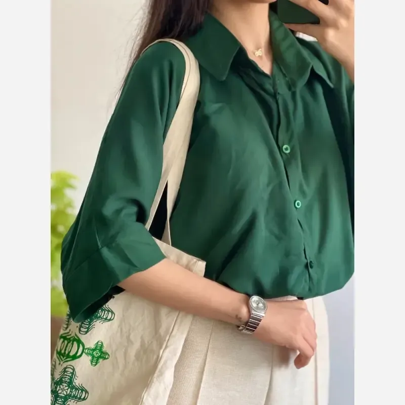 شومیز نخی گره ای خنک و تابستانه - تصویر 2