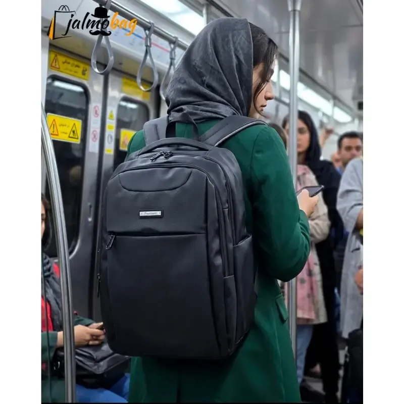 کوله پشتی پاستیلی پریزیدنت برند پرزیدنت وارداتی ضد خش با جای لپ تاپ - تصویر 4