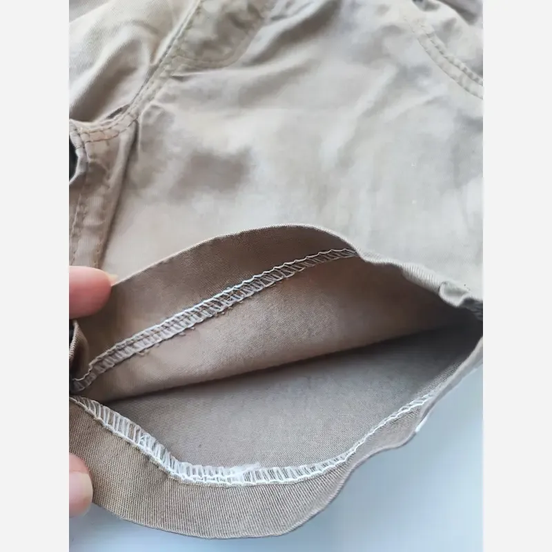 شلوارک تک کتان تابستانه دخترانه و پسرانه جیبدار - تصویر 2