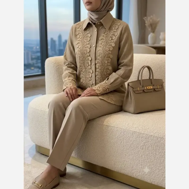 شومیز زنانه جنس توکی کراش مدل آیسو سایز 36 تا 58 - تصویر 7