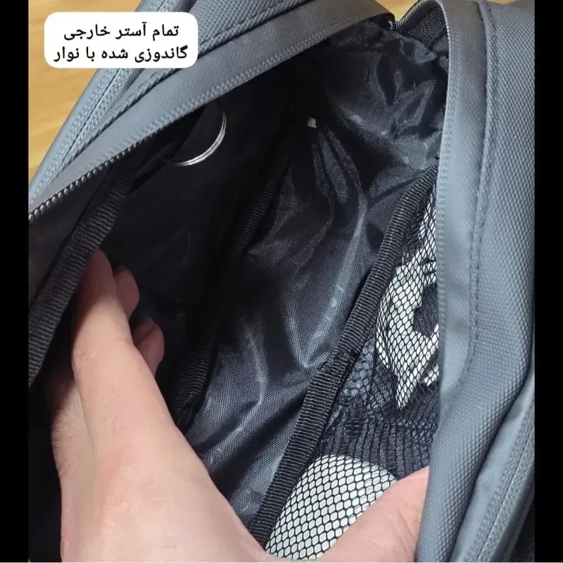 کیف دستی مردانه ضد آب گرین لاین جنس اسکین سیلیکونی ابعاد 13 در 23 سانتی متر - تصویر 14