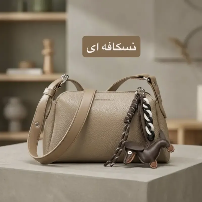 کیف پاسپورتی چرم مصنوعی اسپرت روزمره زنانه بند بلند مگنت بسته شدن - تصویر 2