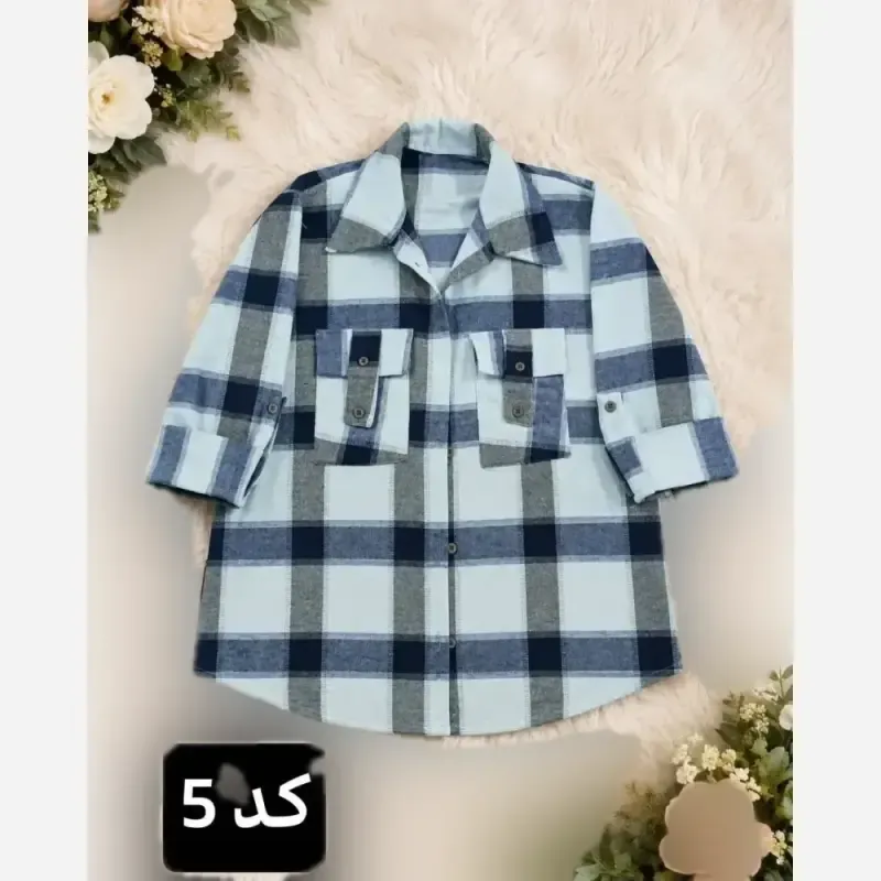 ژکت جیب صلیبی پشمی زنانه فری سایز - تصویر 3