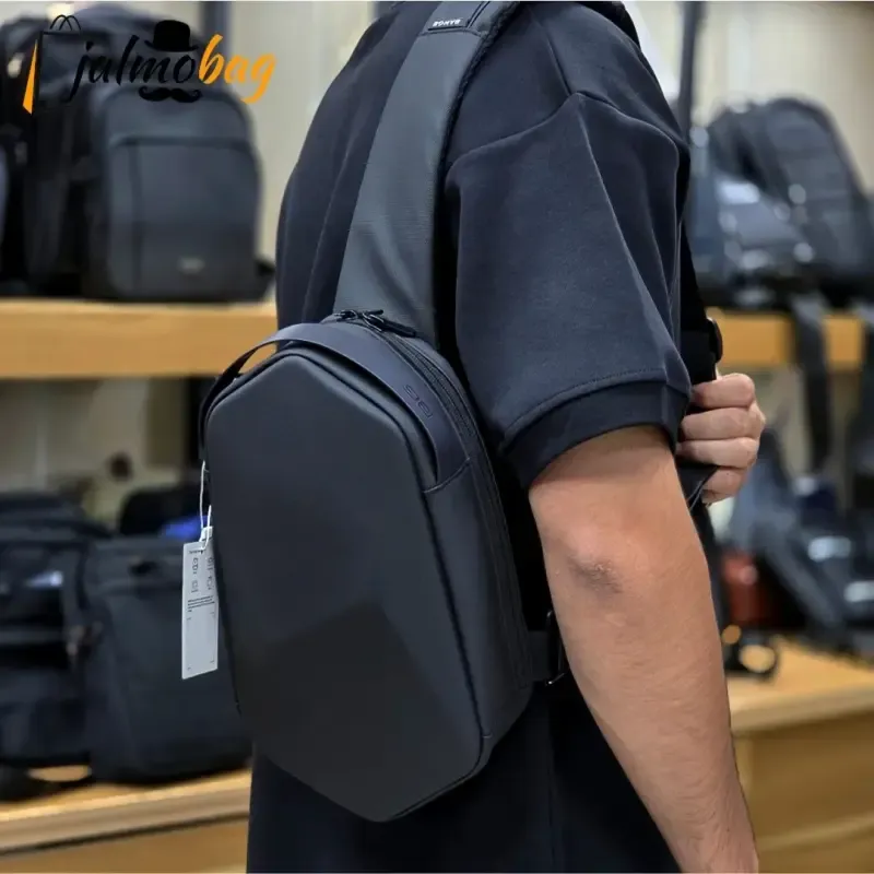 بادی بگ هاردکیس بنج ضد آب پارچه اسکین وارداتی پورت تایپ C و USB دسته عینک دار - تصویر 7