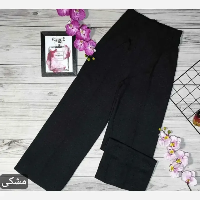 شلوار بگ مراکشی مدل حصیری سوزنی گرم بالا وارداتی - تصویر 4