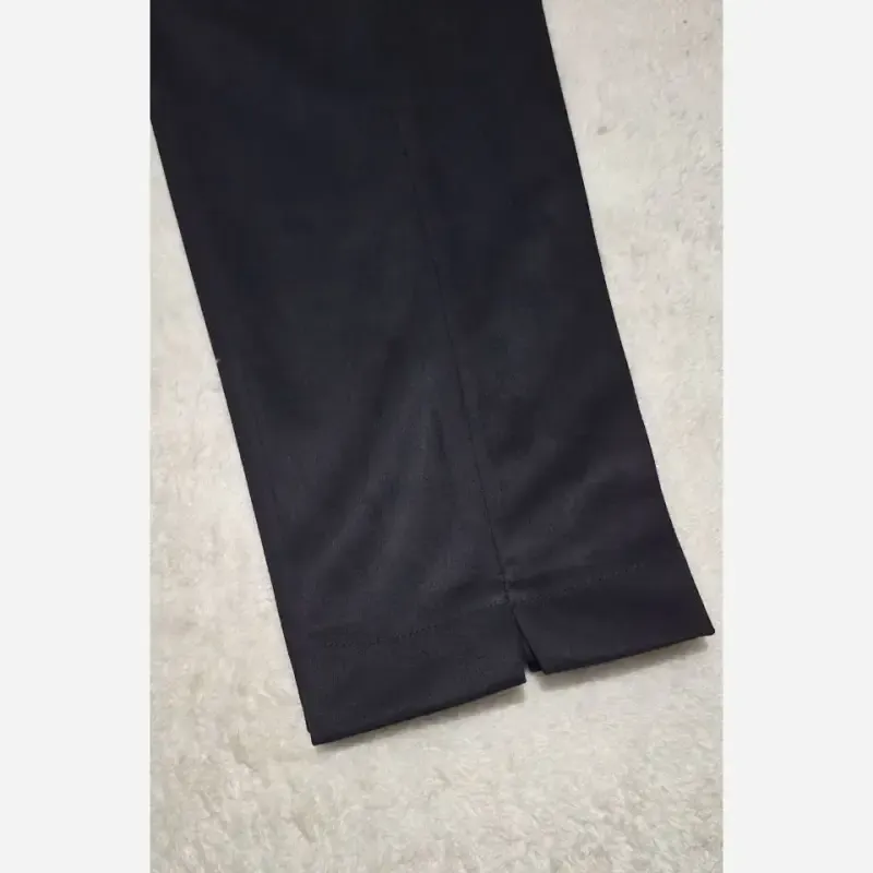 شلوار سوییت مخملی زنانه مشکی بغل چاک سایز 40 تا 46 - تصویر 7