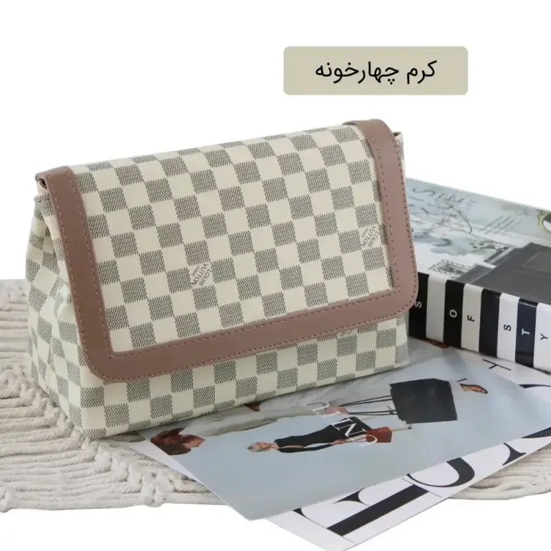 کیف پاسپورتی چرم مصنوعی زنانه روزمره ابعاد 28 در 18 در 10 سانتیمتر - تصویر 6