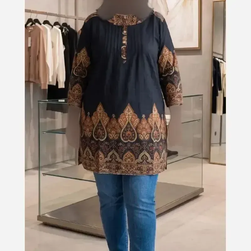 تونیک نخی اندونزی اورجینال سایز 40 تا 50 - تصویر 3