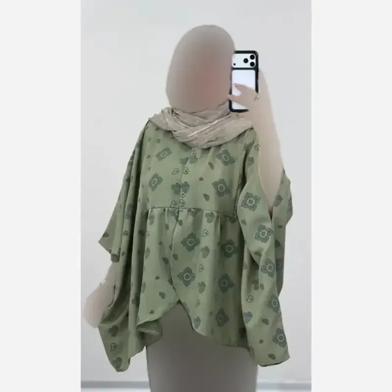 پانچ کتایون جنس صوفیا چاپی اعلا فری سایز مناسب تا سایز 52 - تصویر 3