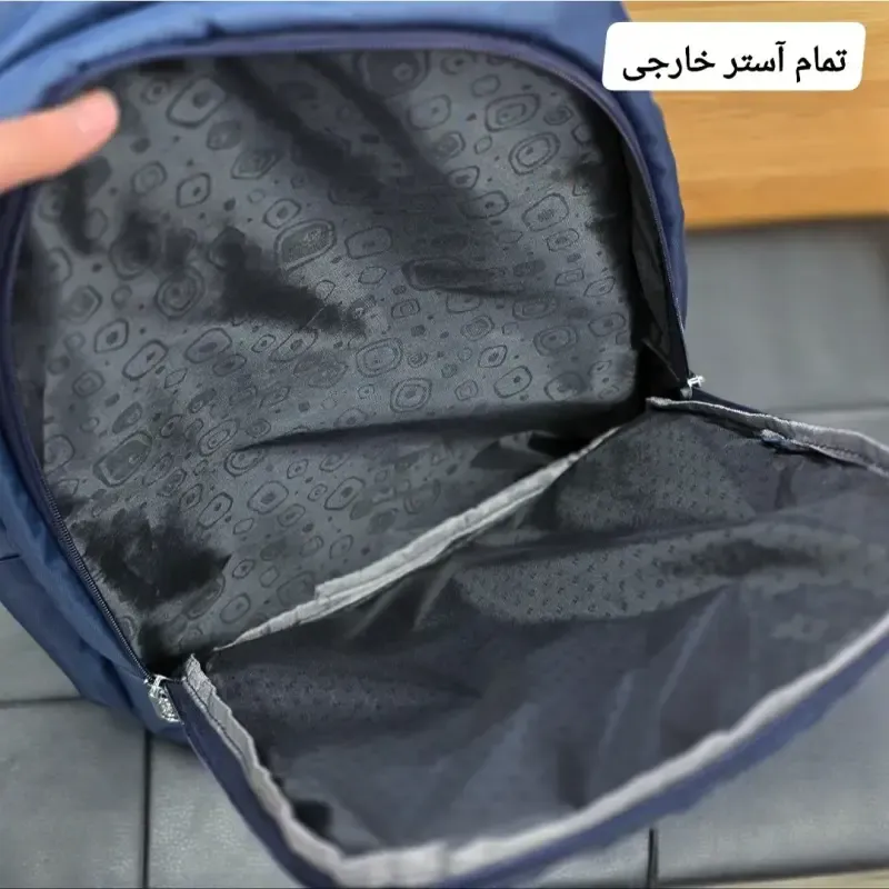 کوله پشتی اسپرت جادار پارچه کجراه ضد آب مناسب پنجم ابتدایی تا دوازدهم - تصویر 20