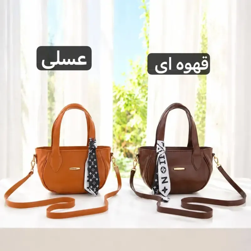 کیف زنانه چرم مصنوعی روزمره با بند بلند - تصویر 5